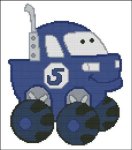 (image for) Chubby Race Cars 003 Blue Monster